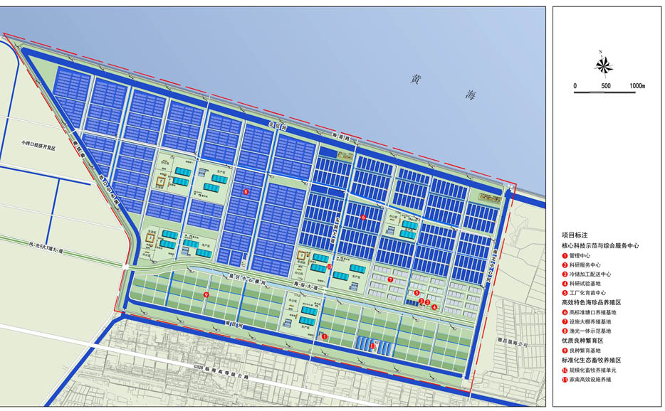 如東海辰現(xiàn)代農(nóng)業(yè)科技園規(guī)劃平面圖